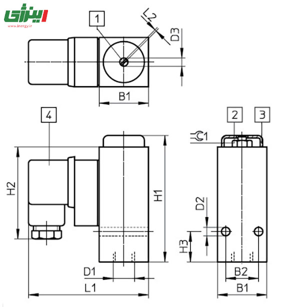 شیر برقی برند FESTO سری PEV